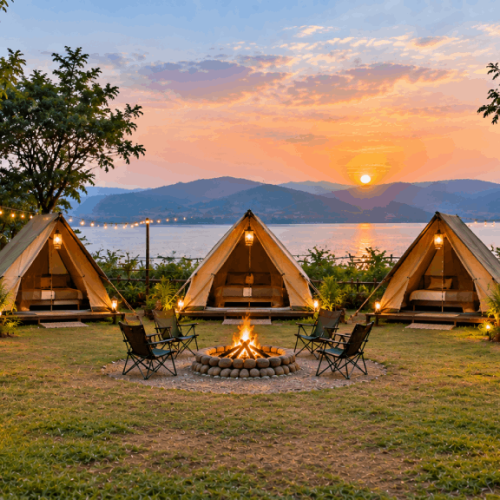 Lake Breeze Camping - Safari Tent
